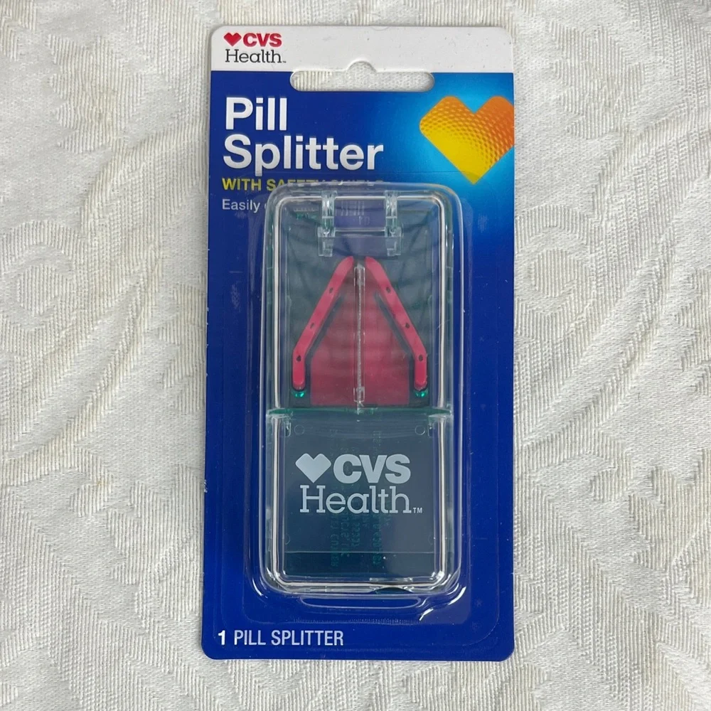 CVS Health Pill Splitter and Weekly Pill Planner Set